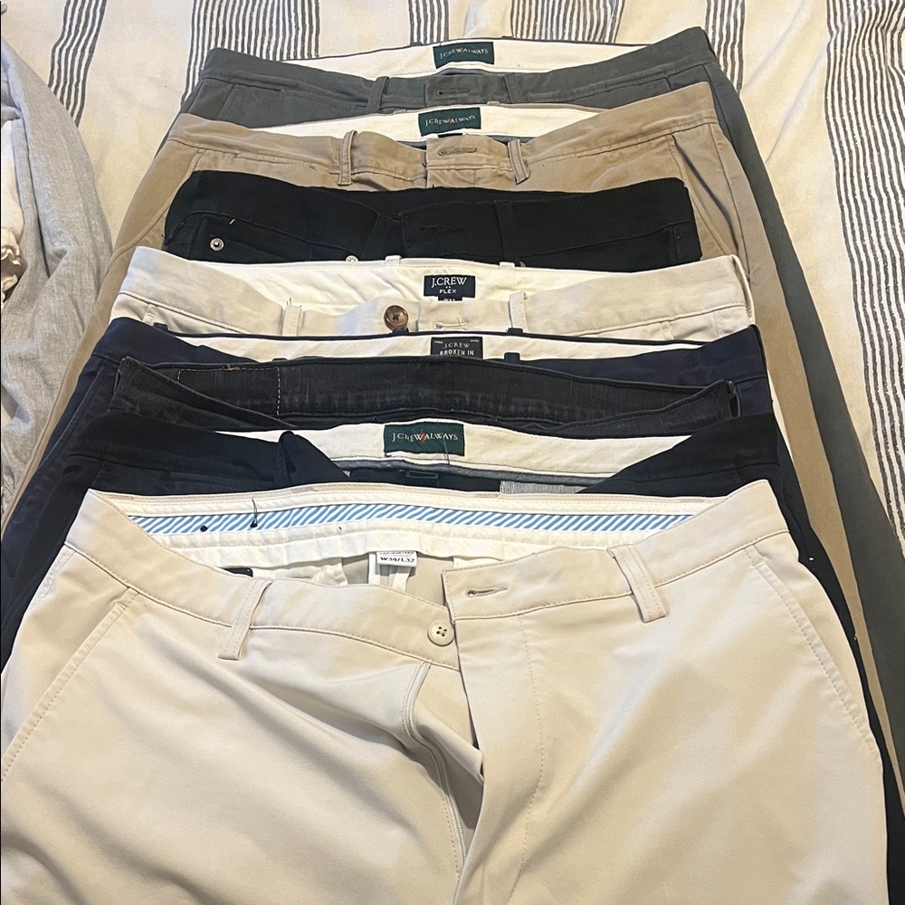 J. Crew Men's Chino Pants - Assorted Colors